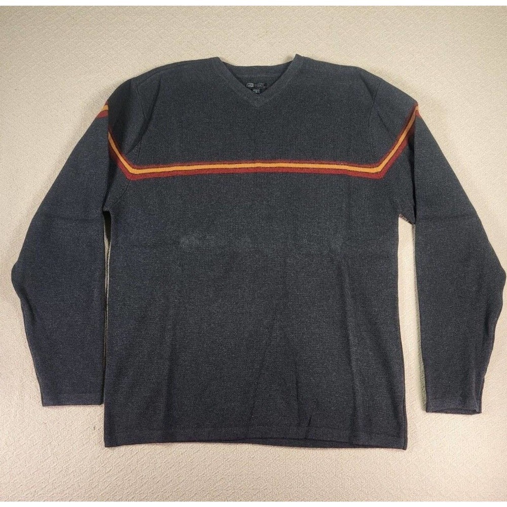 Vintage BKE Buckle Sweater Mens Small S Lightweight Long Sleeve Y2K Gray NWT